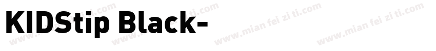 KIDStip Black字体转换